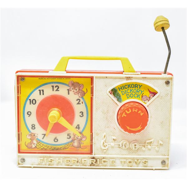 FISHER PRICE CLOCK RADIO TOY