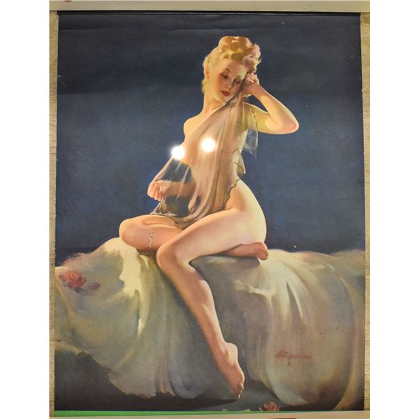 ORIGINAL 50S PIN UP GIRL CALENDAR