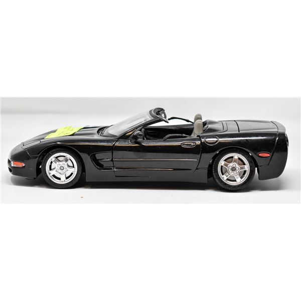 1/18 SCALE DIECAST 1997 CORVETTE BLACK