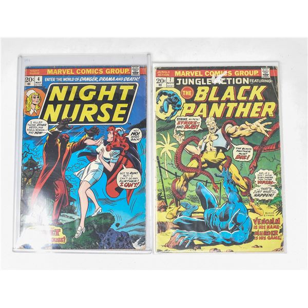 TWO 20 CENT MARVEL COMICS NIGHT NURSE #4, JUNGLE