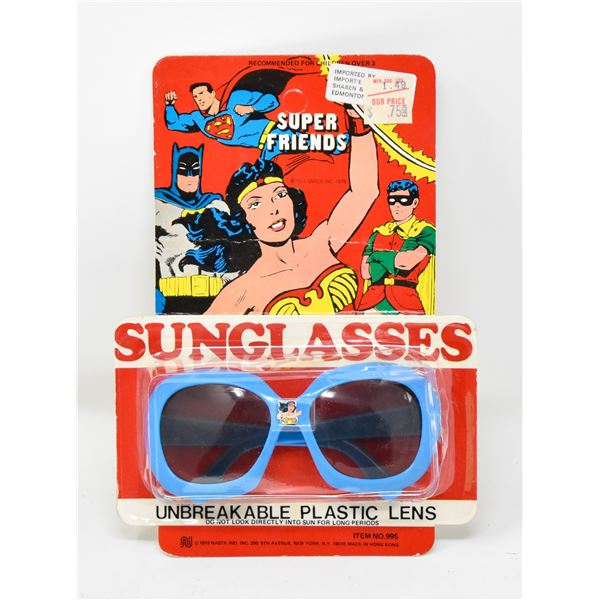 1970'S SUPER FRIENDS WONDER WOMAN SUNGLASSES IN