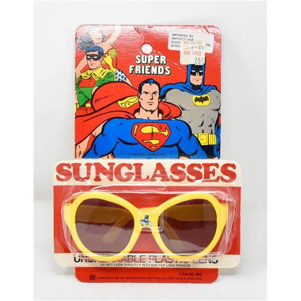 1970'S SUPER FRIENDS BATMAN SUNGLASSES IN ORIG.