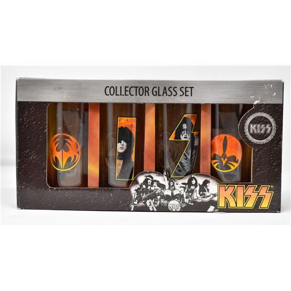 UNOPENED NOS KISS COLLECTOR GLASS SET