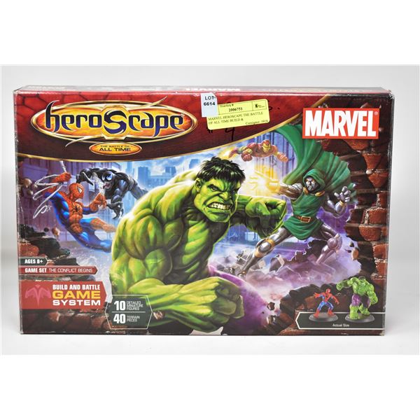 MARVEL HEROSCAPE THE BATTLE OF ALL TIME BUILD &