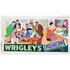 Image 1 : WRIGLEY'S GUM EMBOSSED METAL SIGN. ESTATE