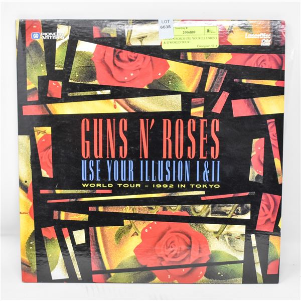 GUNS N ROSES USE YOUR ILLUSION I & II WORLD TOUR