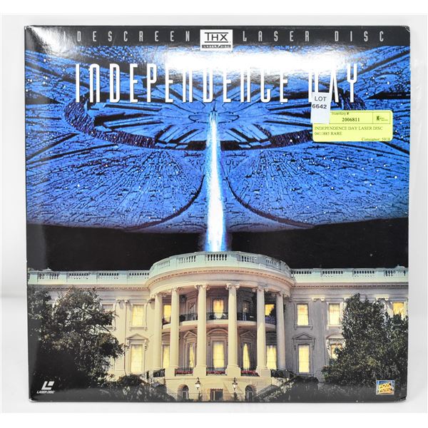 INDEPENDENCE DAY LASER DISC 0411885 RARE