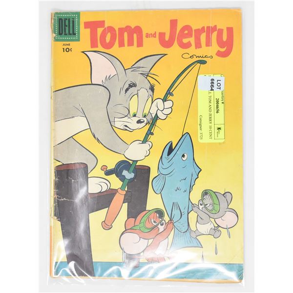 1950S DELL TOM AND JERRY 10 CENT COMIC