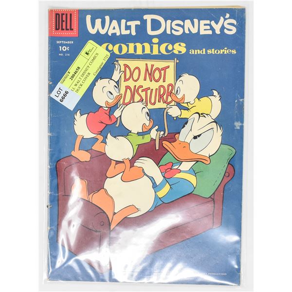 1950S DELL WALT DISNEY COMICS DONALD DUCK COVER