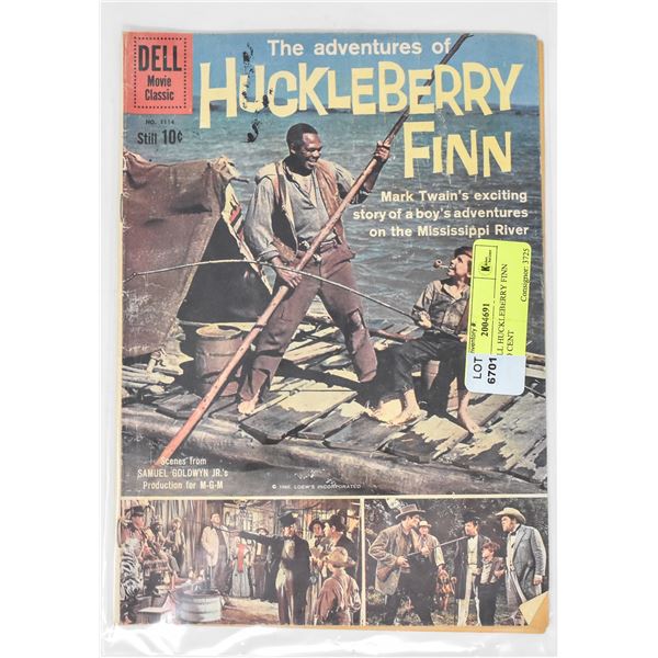 1950S DELL HUCKLEBERRY FINN COMIC 10 CENT