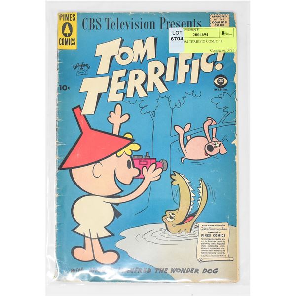 1950S TOM TERRIFIC COMIC 10 CENTS