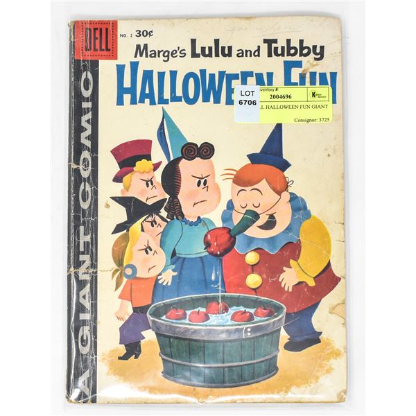 1950S DELL HALLOWEEN FUN GIANT COMIC