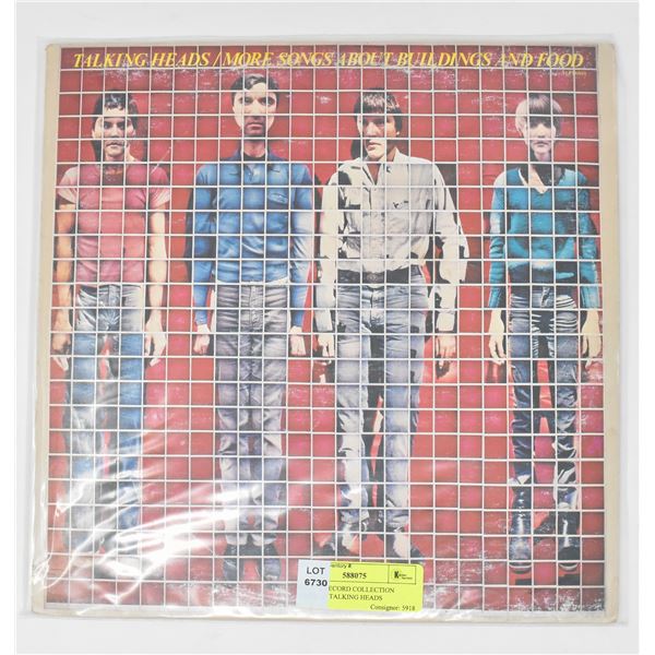 ESTATE RECORD COLLECTION VINYL LP TALKING HEADS