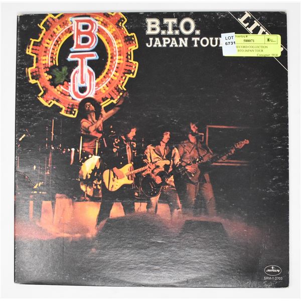 ESTATE RECORD COLLECTION VINYL LP BTO JAPAN TOUR