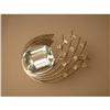 Image 1 : Brooch 14ct white gold Aquamarine & Diamond #2008198