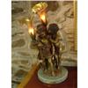 Image 1 : Figural lamp Boy and Girl -Solid Bronze #2008247