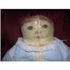 Image 1 : 22" Double Face Oil Painted Early Cloth Doll #2008346
