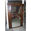 Image 1 : French Walnut Trumeau Mirror #2008377