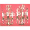 Image 1 : A Pair of French Bronze & Crystal Sconces(lamp)#2008750
