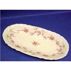 CELERY SERVING DISH SHABBY CHIC ROSES #2020244