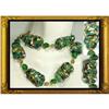 Image 1 : Vintage Venetian FOIL GLASS BIG NECKLACE #2021006