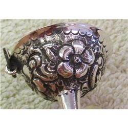 LATE 1800s STERLING FANCY FLORAL EMBOSSED #2021023
