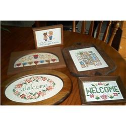 Five-Wooden Framed Samplers #2035346