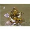 Image 1 : RHJ Brilliant Canary Cubic Zirconium Pear Ring #2035374