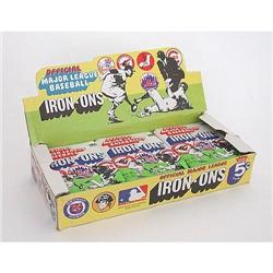 vintage FLEER GUM MLB Baseball iron on DISPLAY #2036274