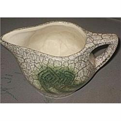 McCoy Grecian White Crackle 14k Gold Creamer #2036311