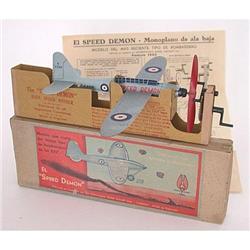 Old Vintage 1940s Speed Demon Bomber TOY #2036319