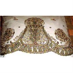 Beaded  63" long  table runner #2036375
