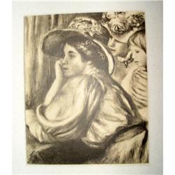 Renoir Engraving Claude w\ Servants #2036397