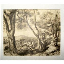 Renoir Engraving LANDSCAPE #2036399