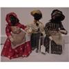 Doll Dried Apple Head Dolls Three Folk Art #2036510
