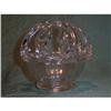 Antique hand blown glass flower basket #2036522