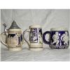 3 old  german beer steins #2036534