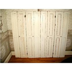 Hart Pine Doors C.1900 4 Sets Folding #2046890