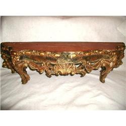 Rococo Shelf Table 18th C Italian Hand Carved #2046891