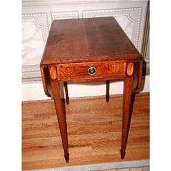 Pembroke Walnut Table Tunbridge 19th Century #2046894