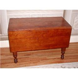 Drop Leaf Table C.1850 Maple Birds Eye Trim #2046895