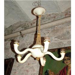 Unique Rosenthal  porcelain Chandelier  5L  #2047793