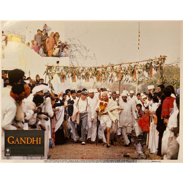 Gandhi 1982 Original Vintage Lobby Card