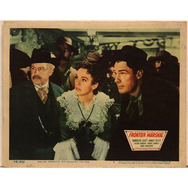 Frontier Marshal 1948R Original Vintage Lobby Card
