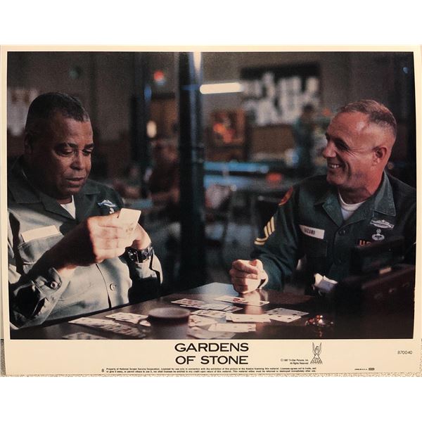 Gardens of Stone original 1987 vintage lobby card