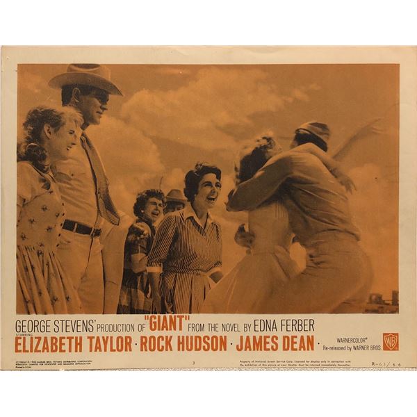 Giant original 1963R vintage lobby card