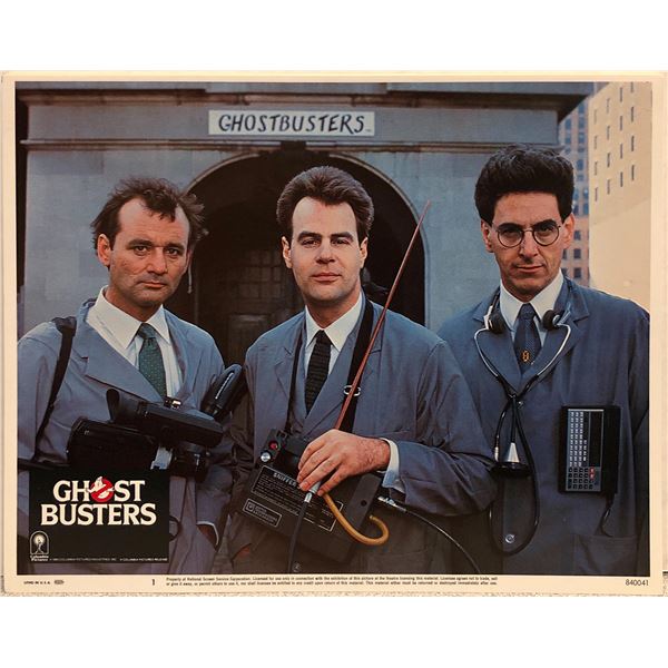 Ghostbusters original 1984 vintage lobby card