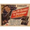 Image 1 : Give My Regards to Broadway original 1948 vintage lobby card