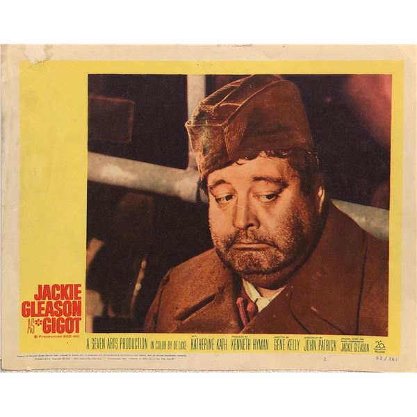 Gigot original 1962 vintage lobby card
