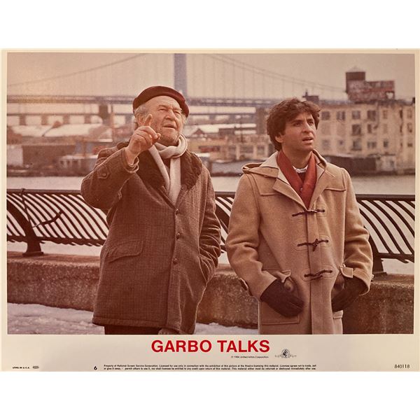 Garbo Talks 1984 Original Vintage Lobby Card